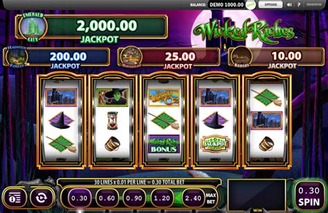 Wizard of oz wicked riches slot machine 40 all the way to 200 coins for all 80 lines